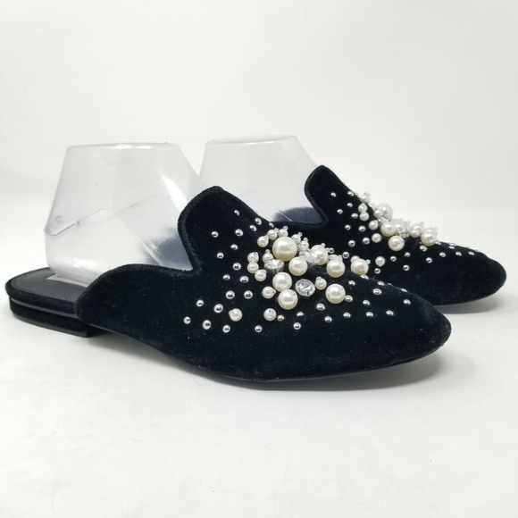 Steve Madden Shoes - STEVE MADDEN Mules Slippers 10 M Black Velvet